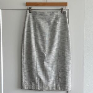 Banana Republic Light Gray Pencil Skirt